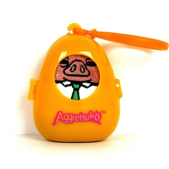 Aggretsuko Cutie Beans Series 1 - Director Tom with Clip Case - Picture 2 of 6